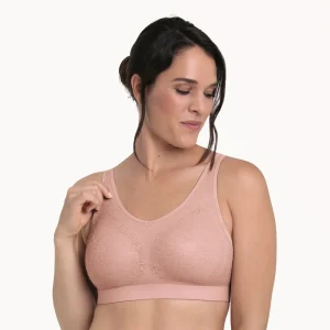 Anita Essential Lace Protes Bralette Rosewood