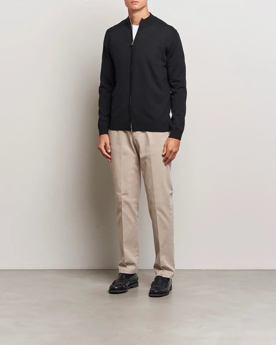 Merino Full Zip Black - Bild 3
