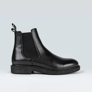 SENSE LEATHER SHOE BLACK
