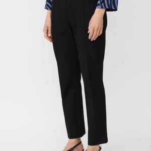 MaPOLYANNA Byxor i viskosjersey, Black