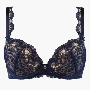 Art of Ink Push-up bra Symphonie Bleue
